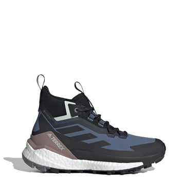 Adidas Terrex Womens Free Hiker 2 Gore-Tex Hiking Shoes Wonder Steel / Core Black / Linen Green Adidas Terrex