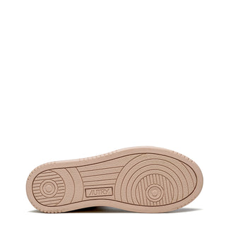 Autry Womens Medalist Mid Trainers White / Mushroom Autry