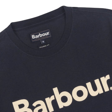 Barbour Logo T-Shirt New Navy Barbour