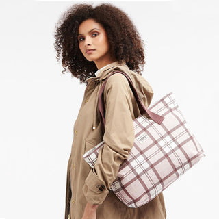 Barbour Printed Shopper Dewberry Tartan Barbour