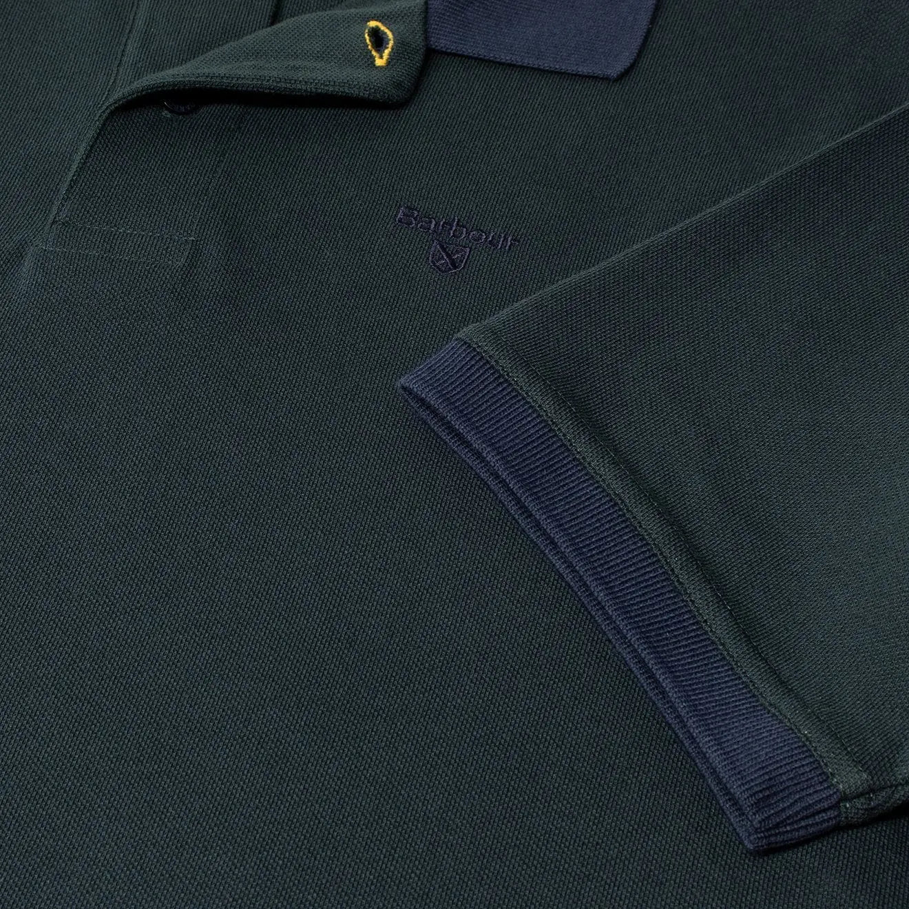 Barbour Sports Polo Mix Dark Seaweed Barbour