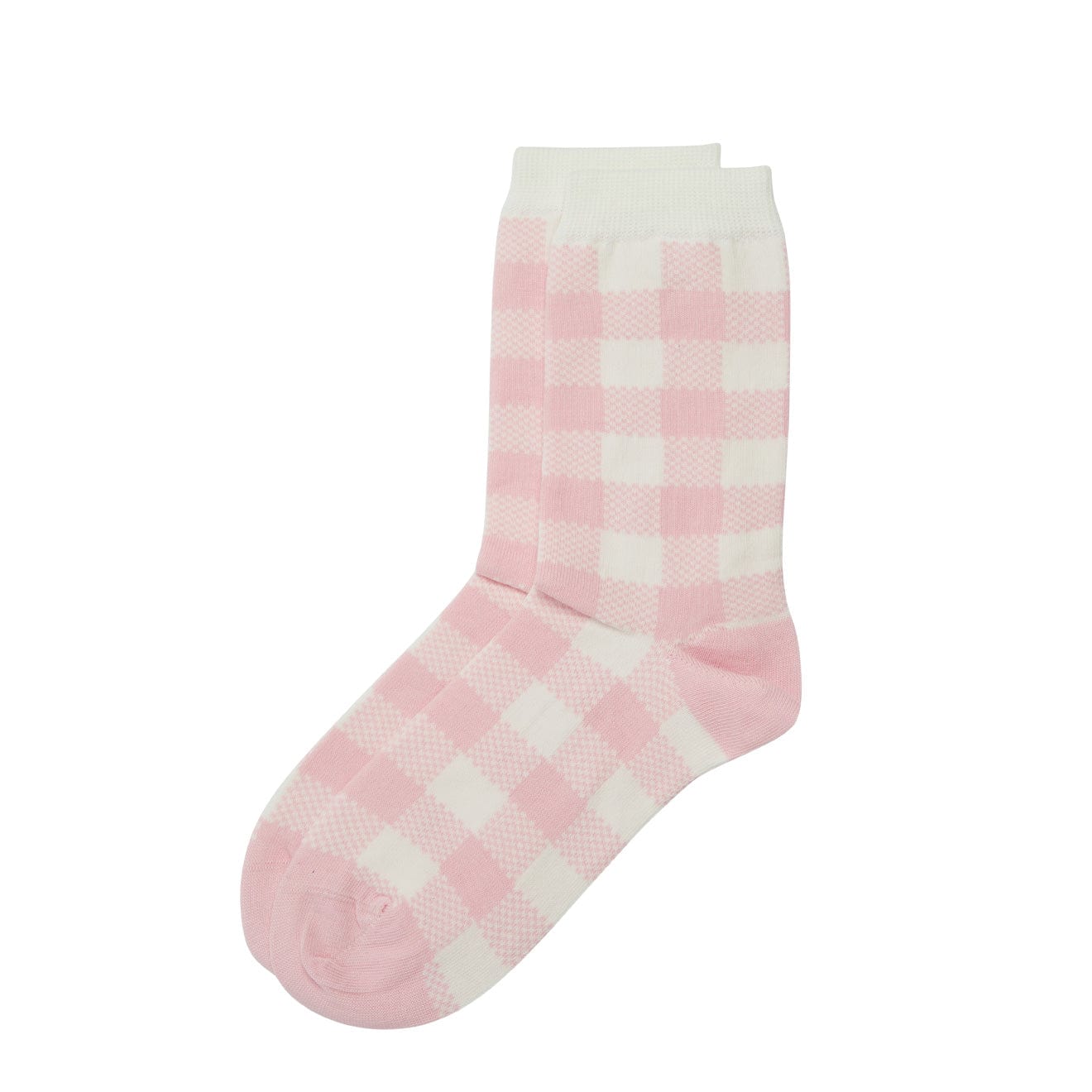 Barbour Womens Gingham Socks Dewberry Barbour