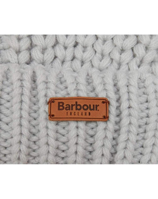 Barbour Womens Saltburn Beanie Ice White Barbour