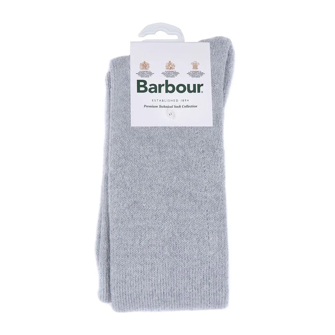 Barbour Womens Wellington Knee Socks Light Grey Barbour