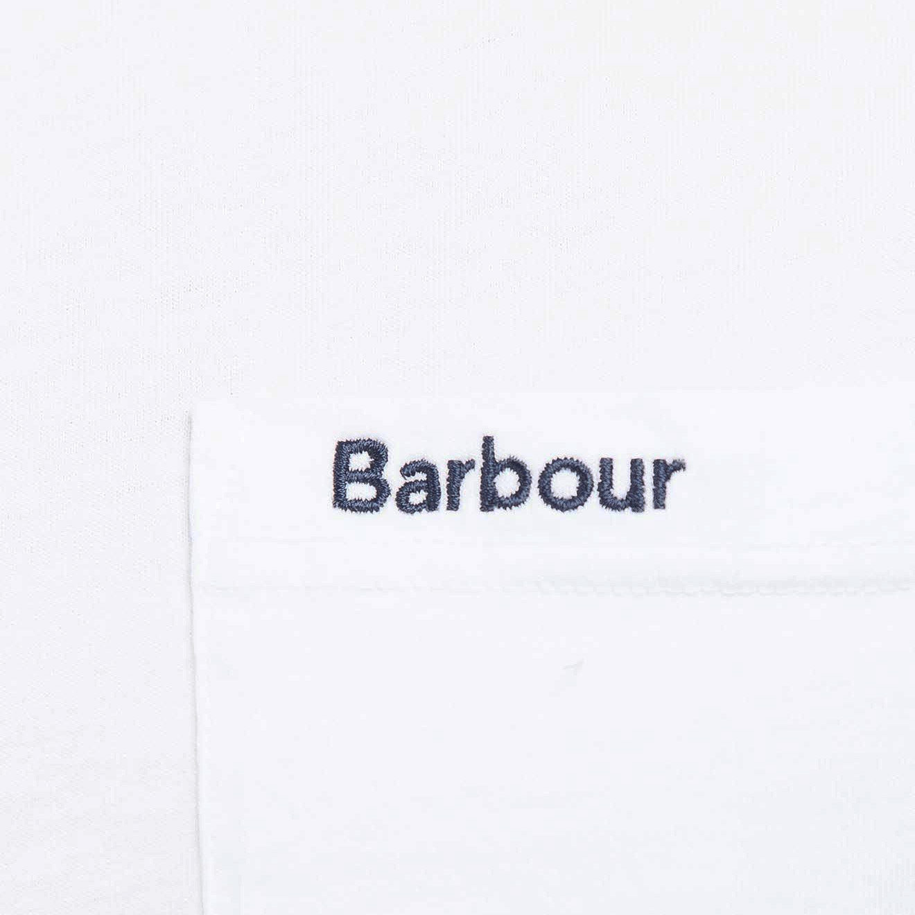 Barbour Langdon Pocket T-Shirt Classic White Barbour