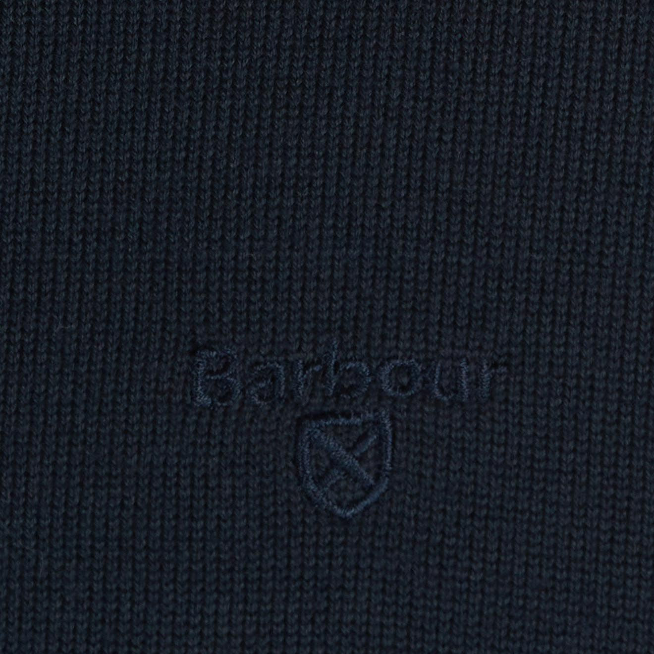 Barbour Pima Cotton Crew Neck Navy Barbour