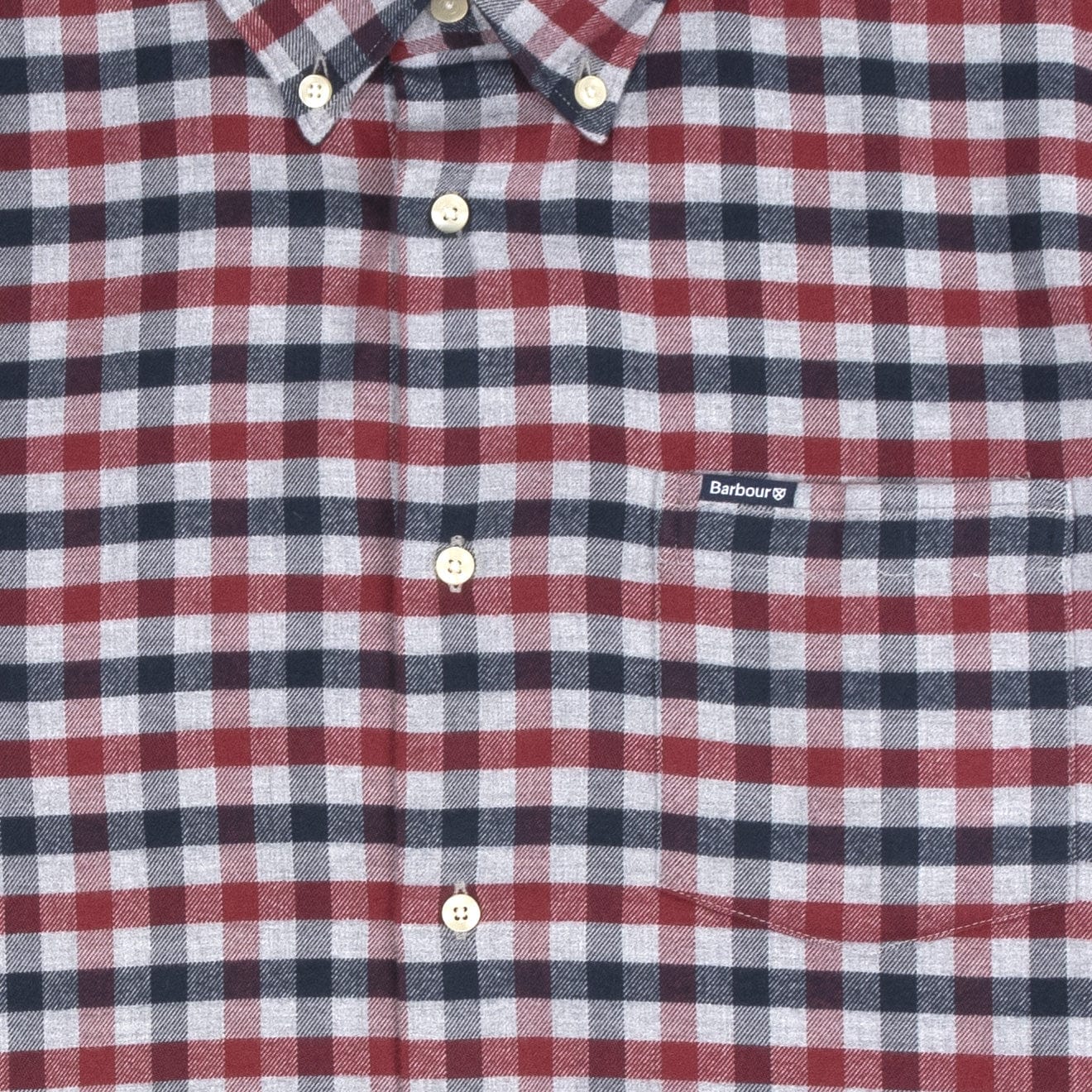 Barbour Roth Tailored Shirt Grey Marl Barbour