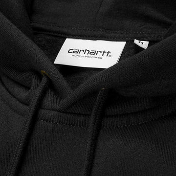 Carhartt WIP Chase Hooded Sweat Black / Gold Carhartt WIP