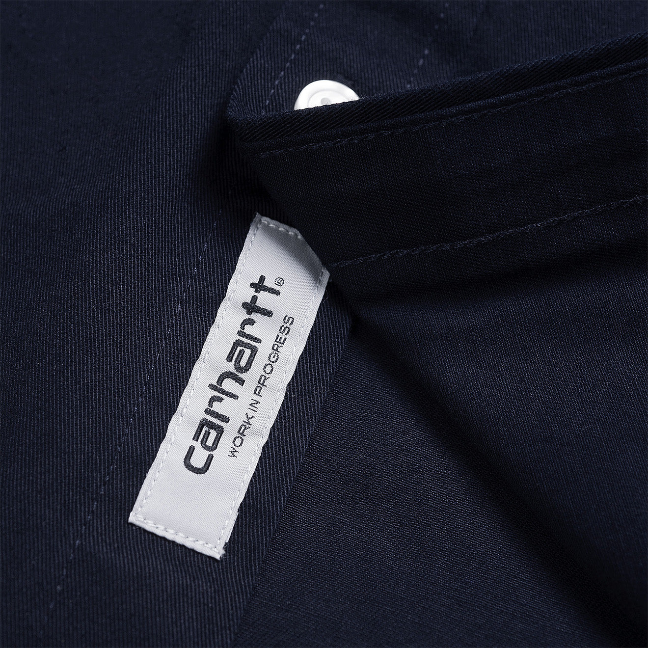 Carhartt WIP L/S Madison Shirt Dark Navy / White Carhartt WIP