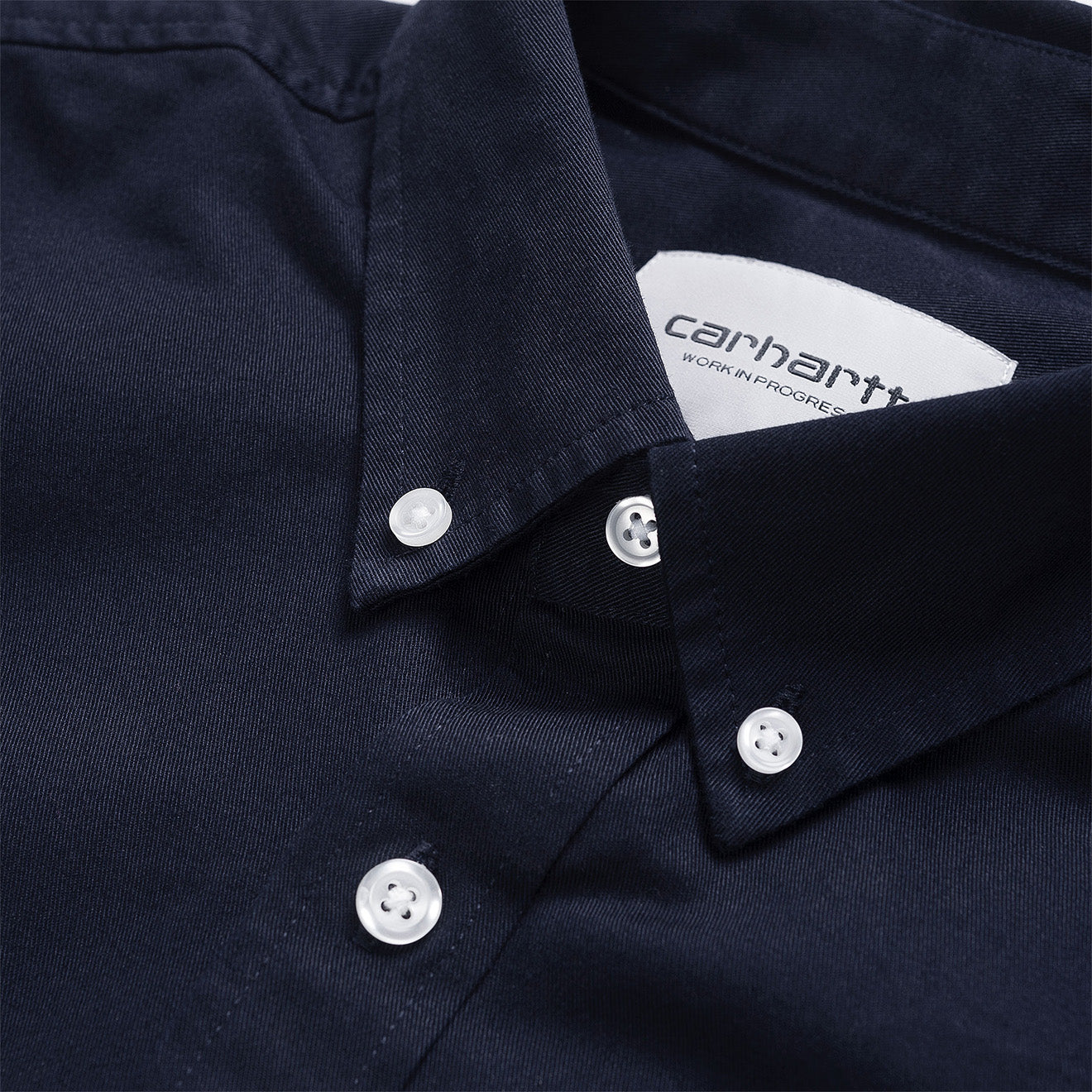 Carhartt WIP L/S Madison Shirt Dark Navy / White Carhartt WIP