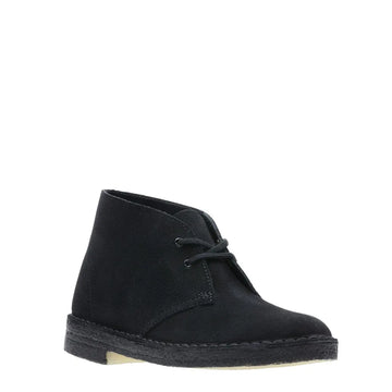 Clarks Originals Womens Desert Boot Black Suede Clarks Originals