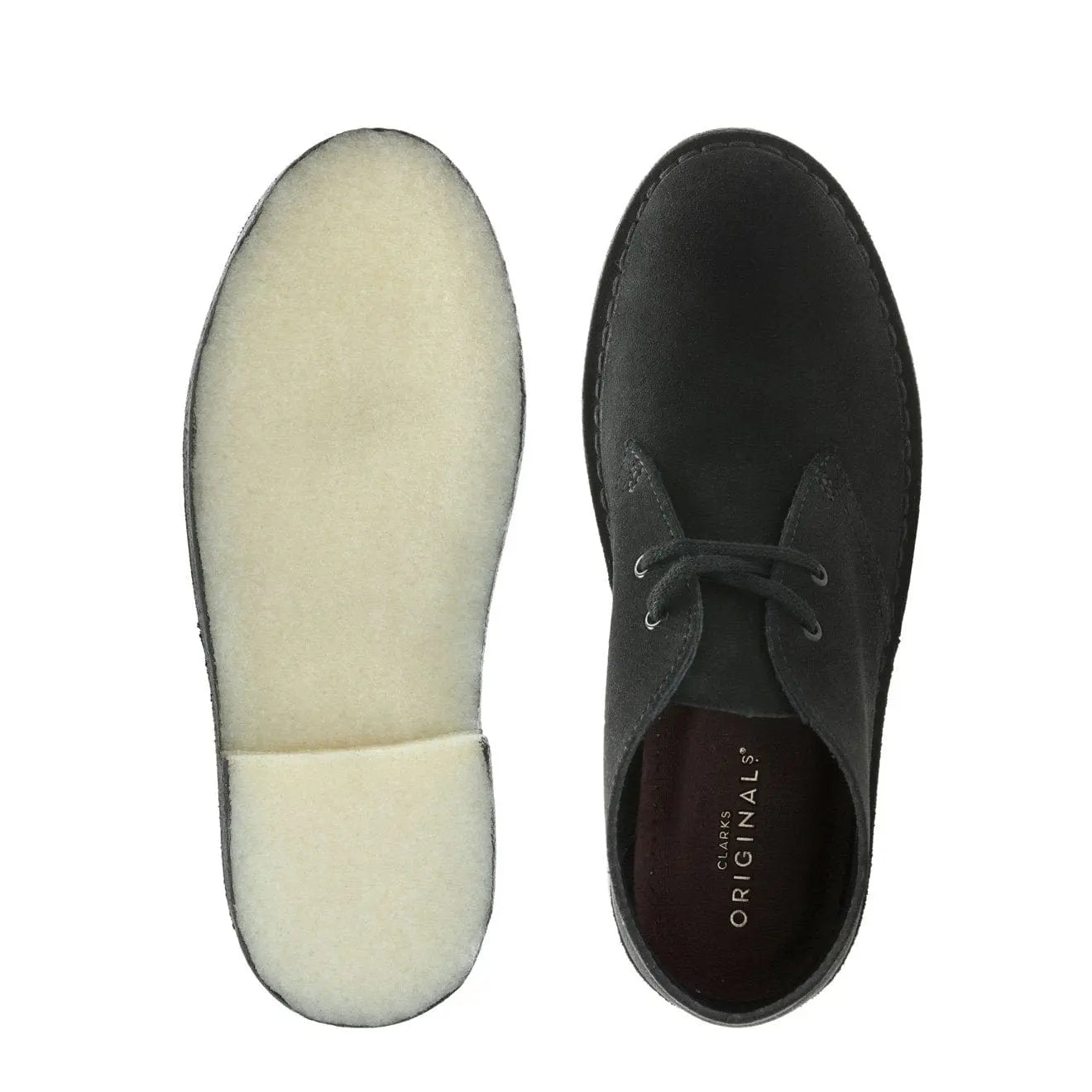 Clarks Originals Womens Desert Boot Black Suede Clarks Originals