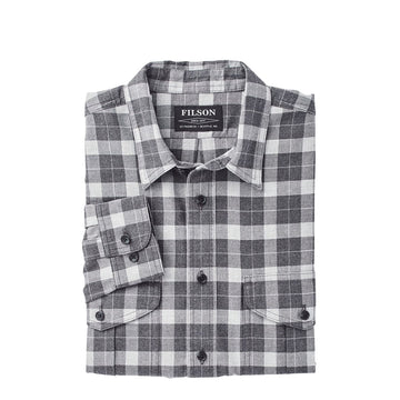 Filson Lightweight Alaskan Guide Shirt Heather Grey Plaid Filson