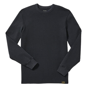 Filson Waffle Knit Thermal Crew Neck L/S Top Navy - Parasol Store