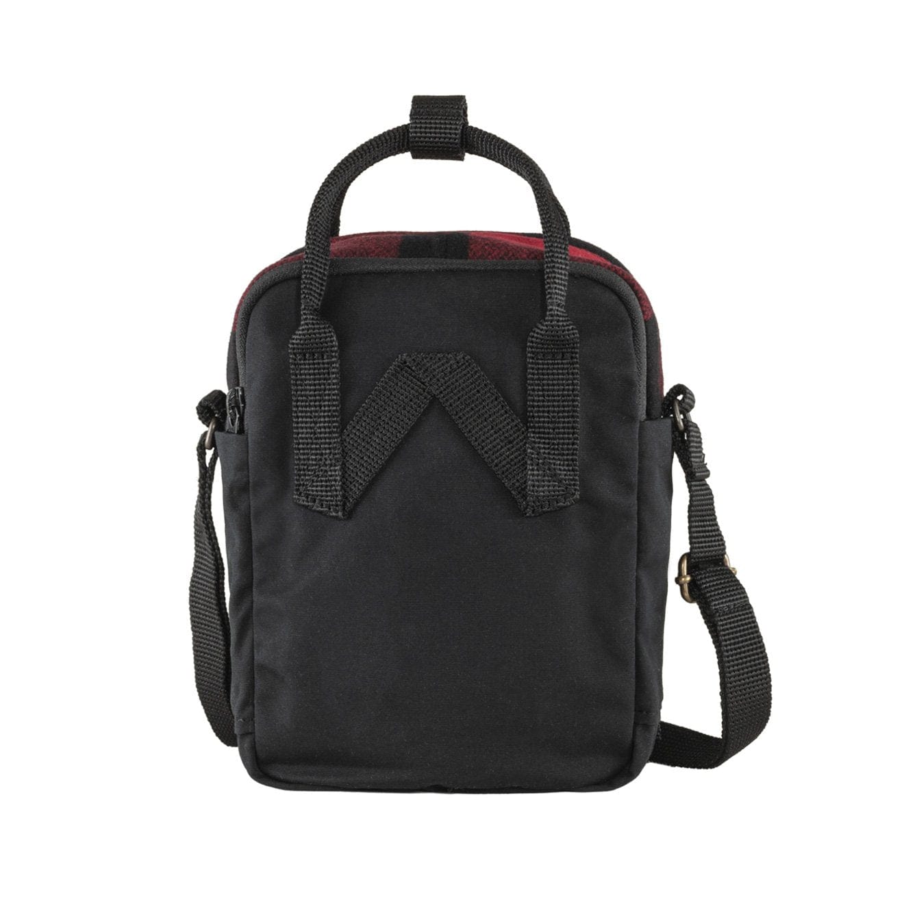 Fjallraven Kanken Re-Wool Sling Red-Black Fjallraven Kanken Bags
