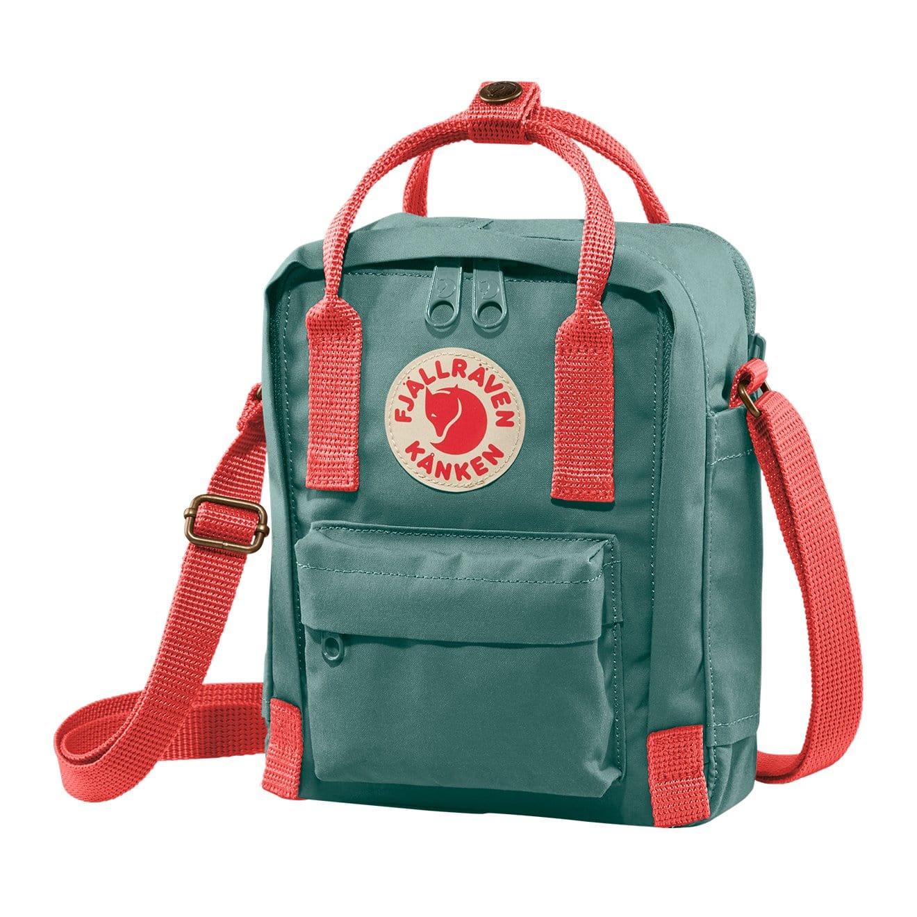 Fjallraven Kanken Sling Cross Body Bag Frost Green / Peach Pink Fjallraven Kanken Bags