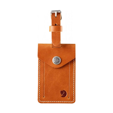 Fjallraven Leather Luggage Tag Leather Cognac Fjallraven