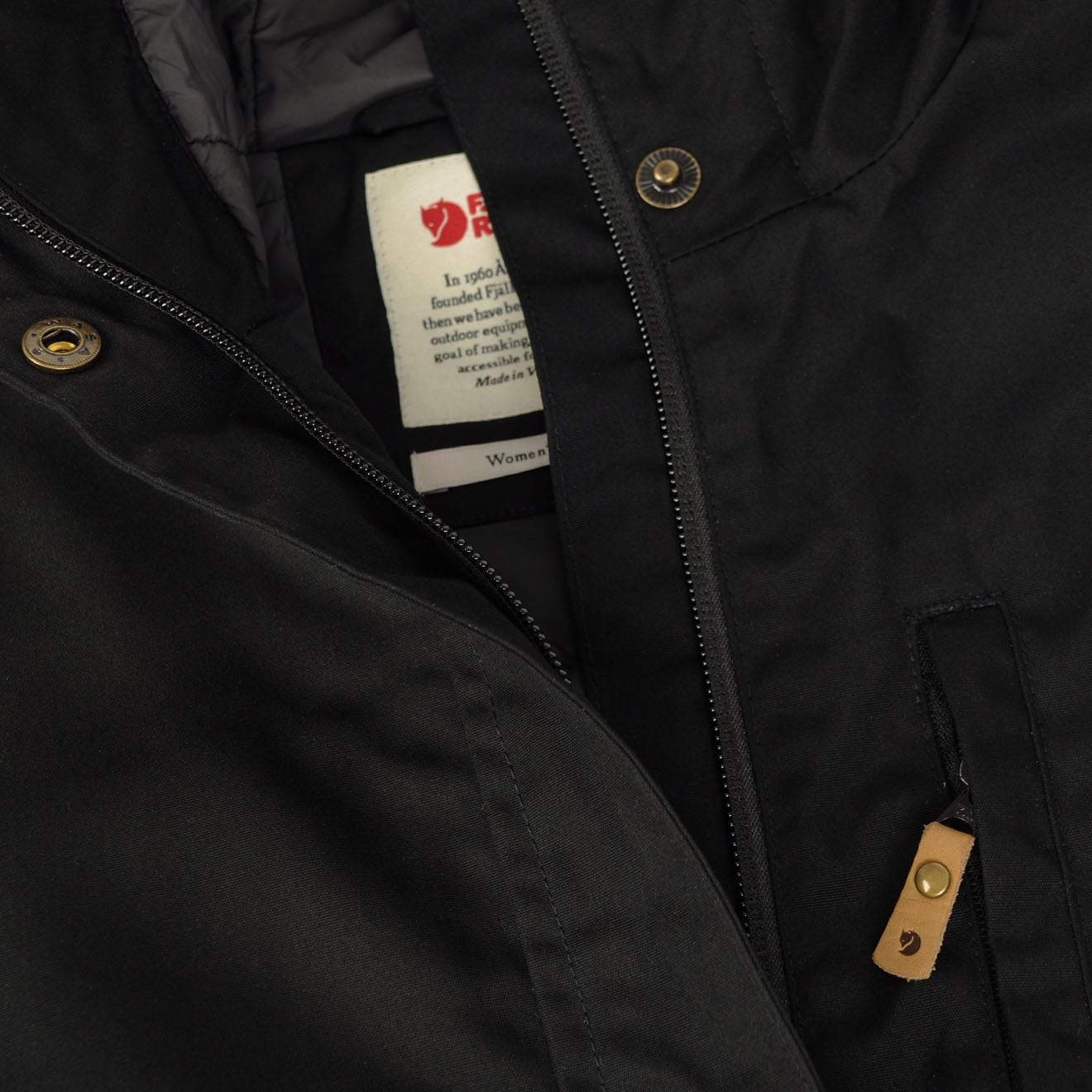 Fjallraven Womens Kiruna Padded Parka Black Fjallraven