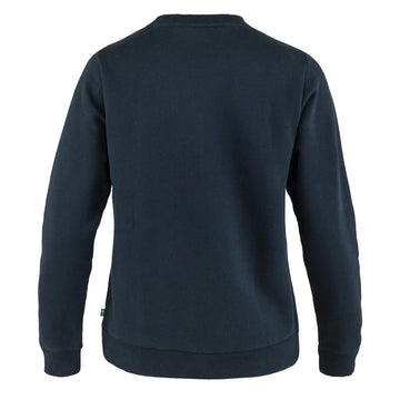 Fjallraven Womens Logo Sweater Dark Navy Fjallraven