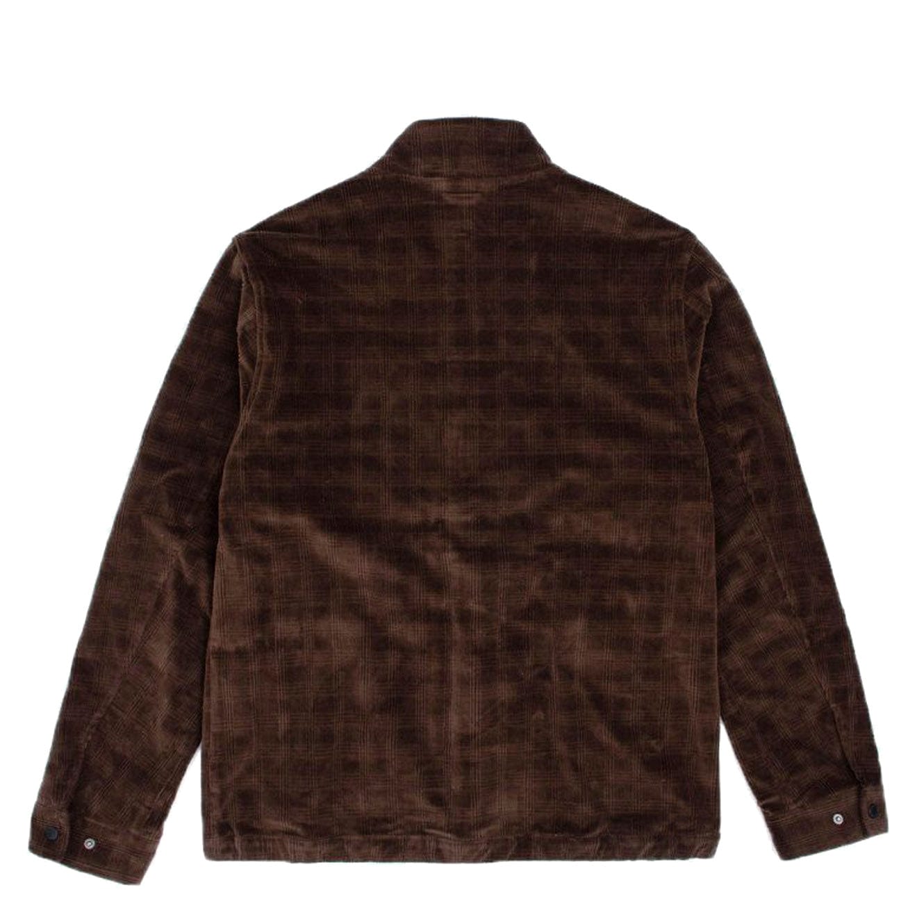 Hikerdelic Plaid Corduroy Track Jacket Brown Hikerdelic