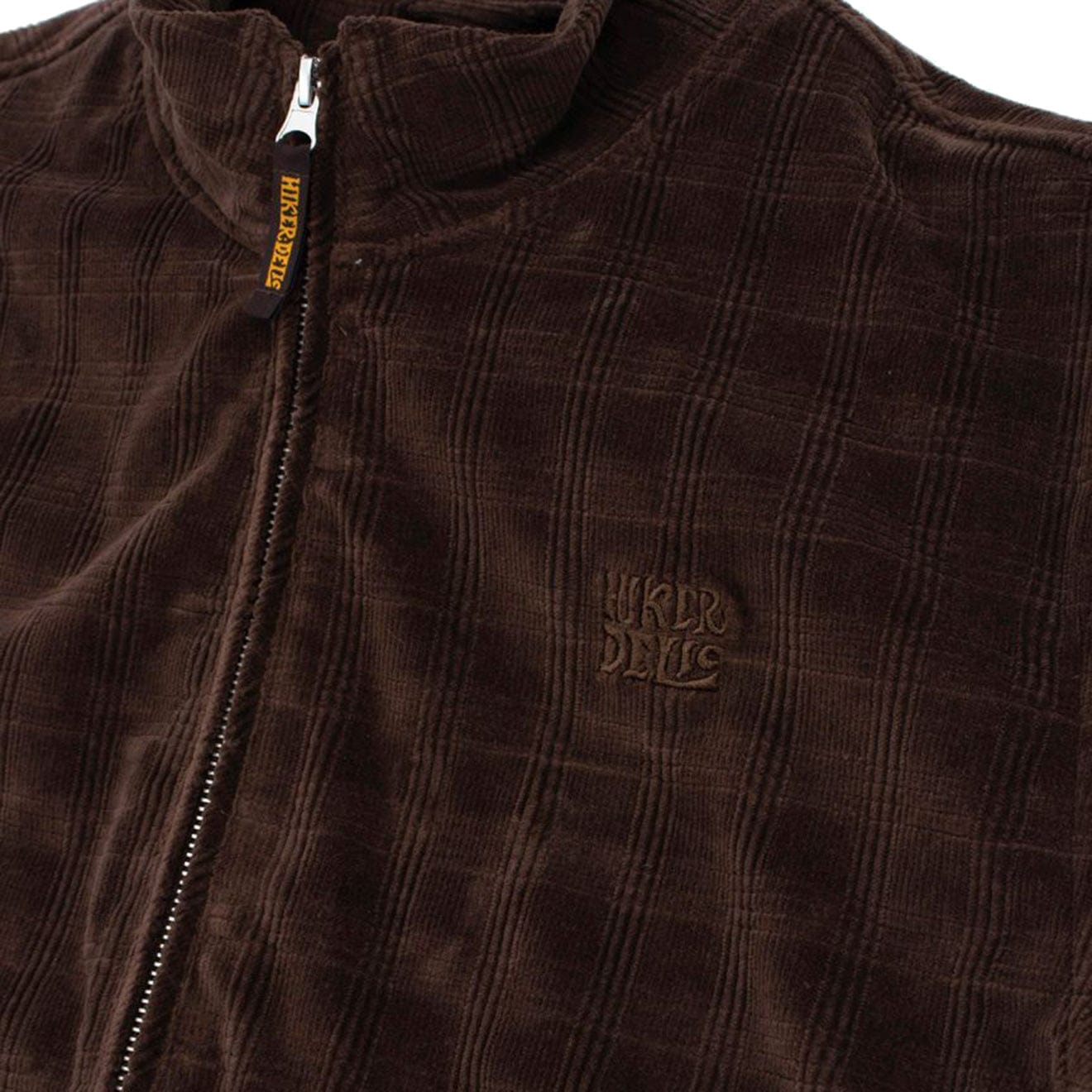Hikerdelic Plaid Corduroy Track Jacket Brown Hikerdelic