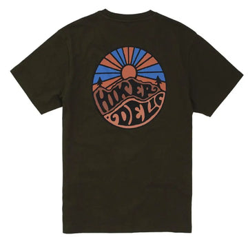 Hikerdelic Original Logo T-Shirt Military Green Hikerdelic