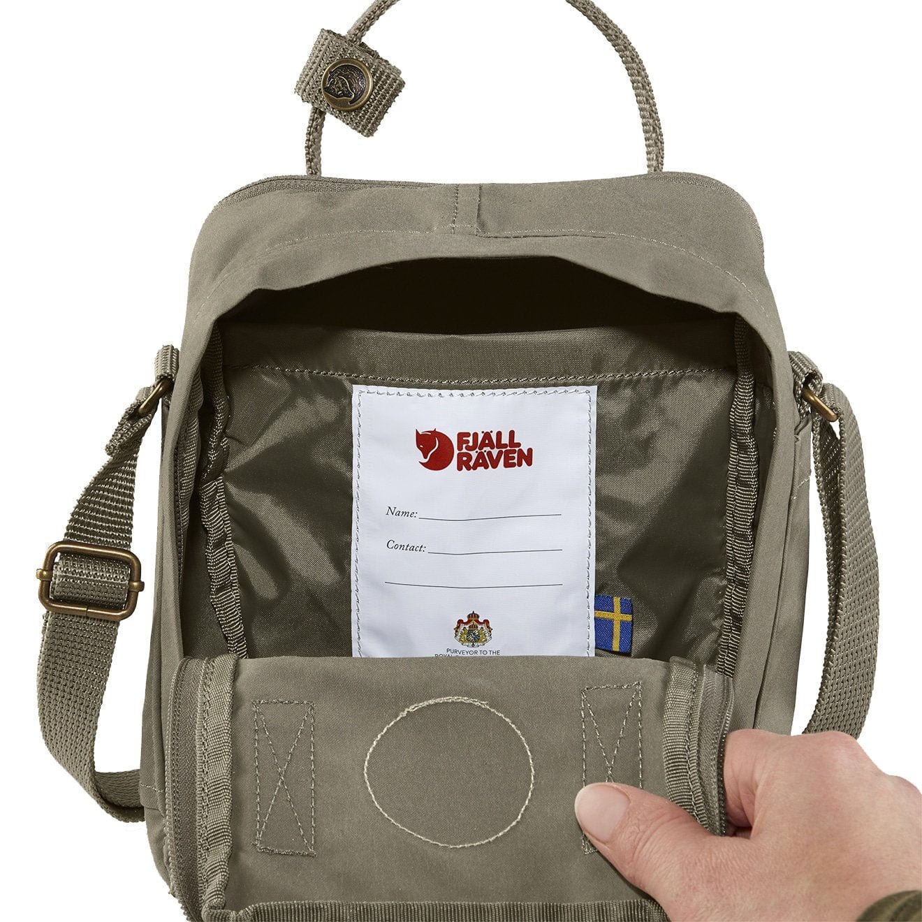 Fjallraven Kanken Sling Cross Body Bag Fog Fjallraven Kanken Bags