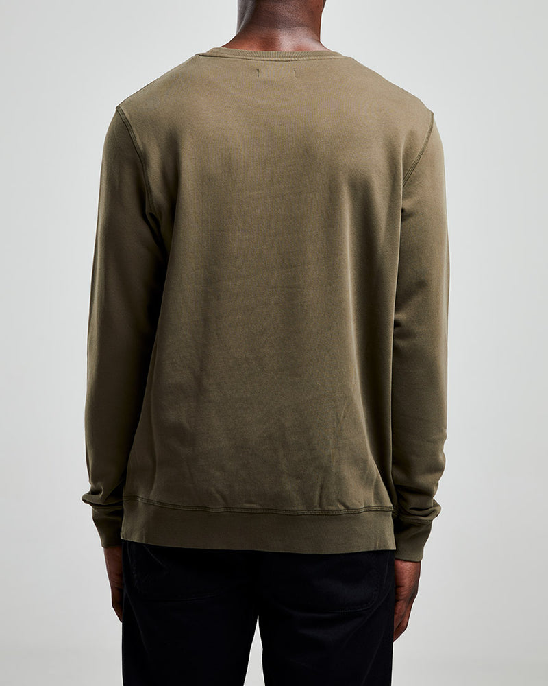 Left Hand Crew Sweatshirt Olive Left Hand