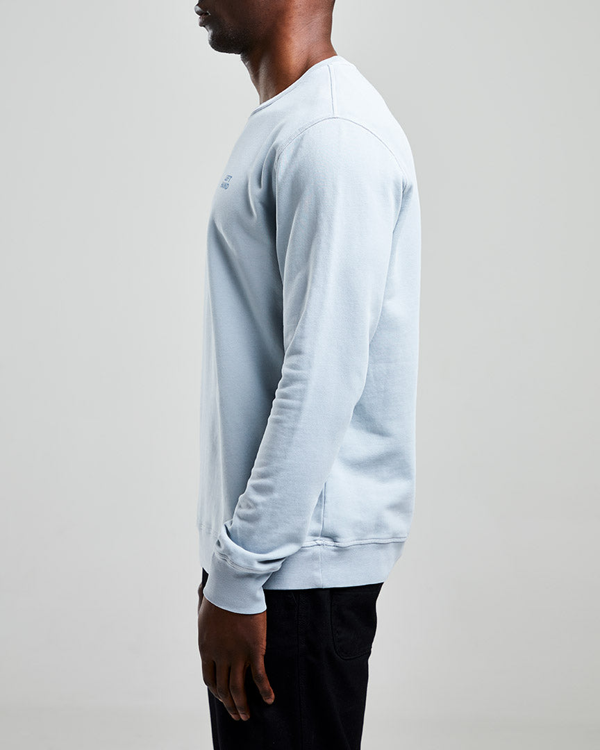 Left Hand Crew Sweatshirt Light Blue Left Hand