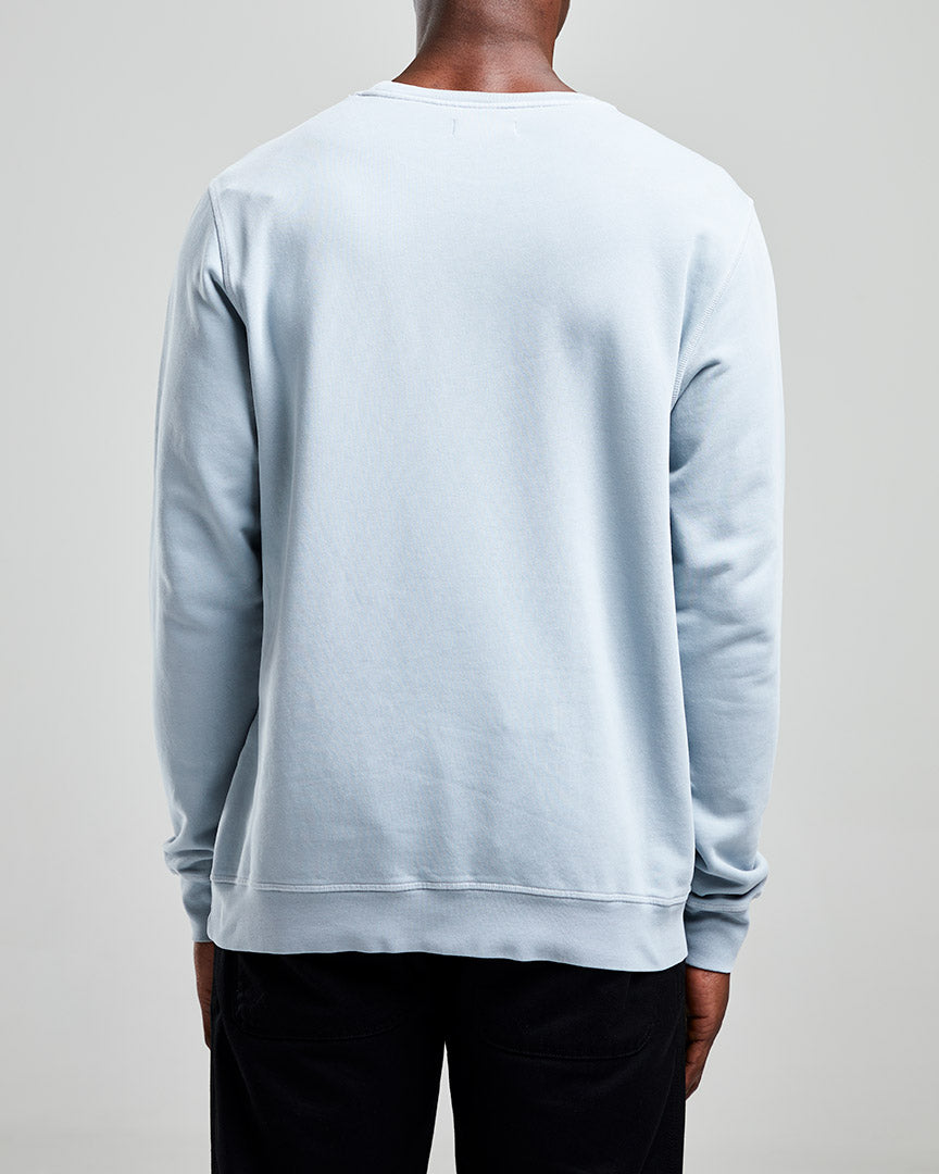 Left Hand Crew Sweatshirt Light Blue Left Hand