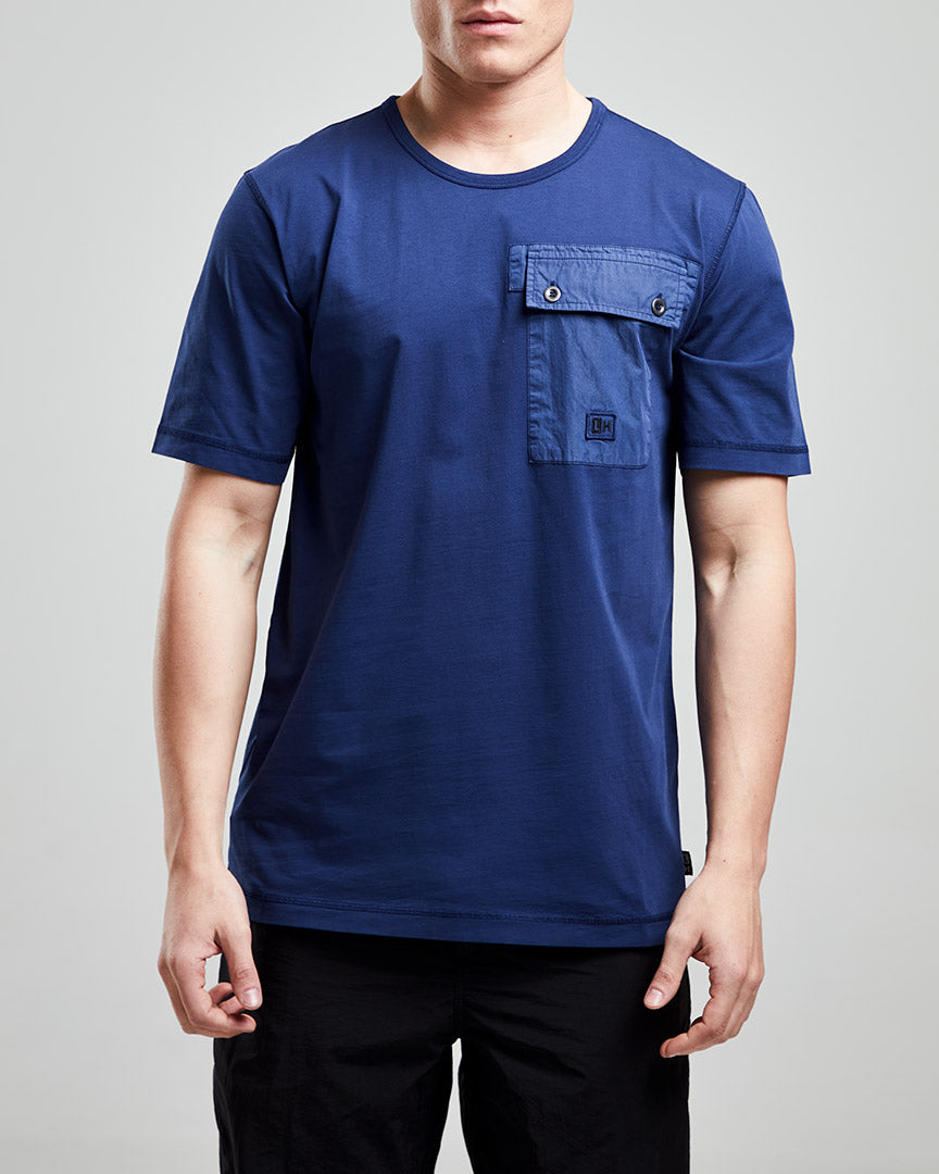 Left Hand Patch Pocket Tee Navy Left Hand