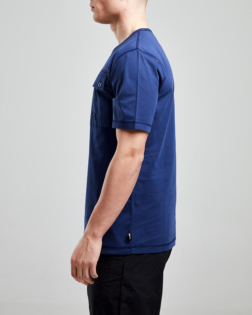 Left Hand Patch Pocket Tee Navy Left Hand
