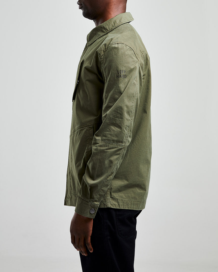 Left Hand Sesia Overshirt Olive Left Hand