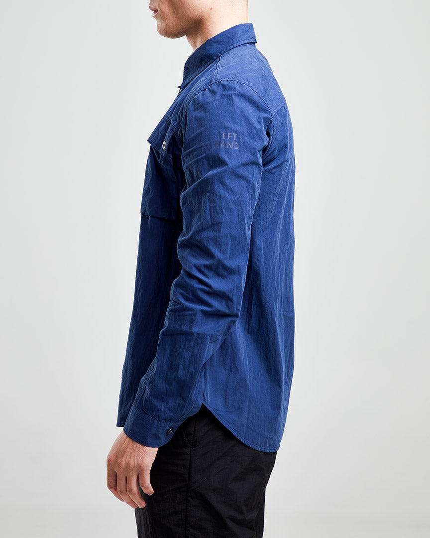 Left Hand Twin Pocket Shirt Navy Left Hand