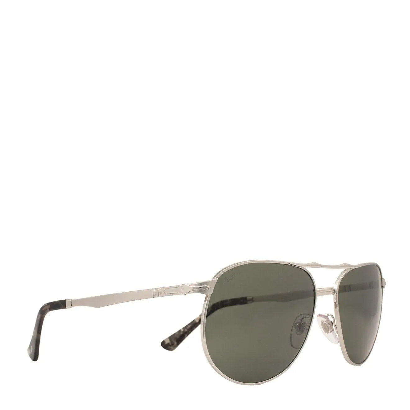 Persol 0PO2455S 518/31 60 Sunglasses Silver / Green Persol