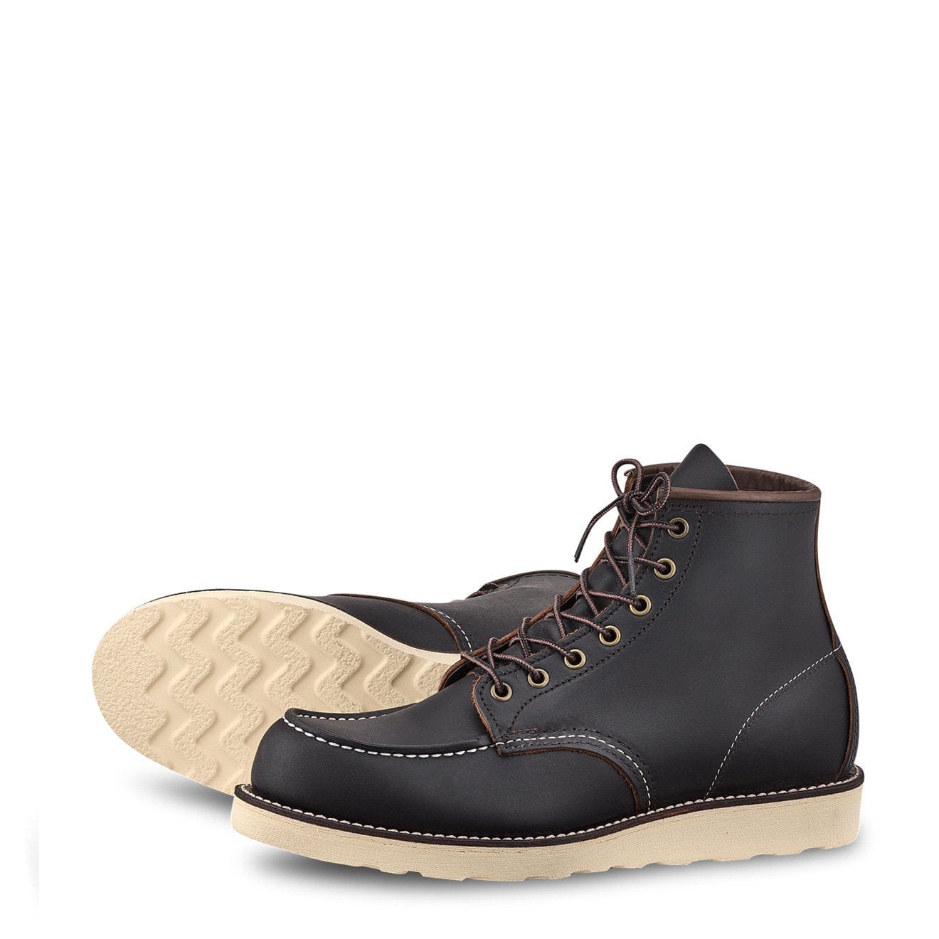 Red Wing 6-inch Classic Moc Boot Black Prairie Red Wing