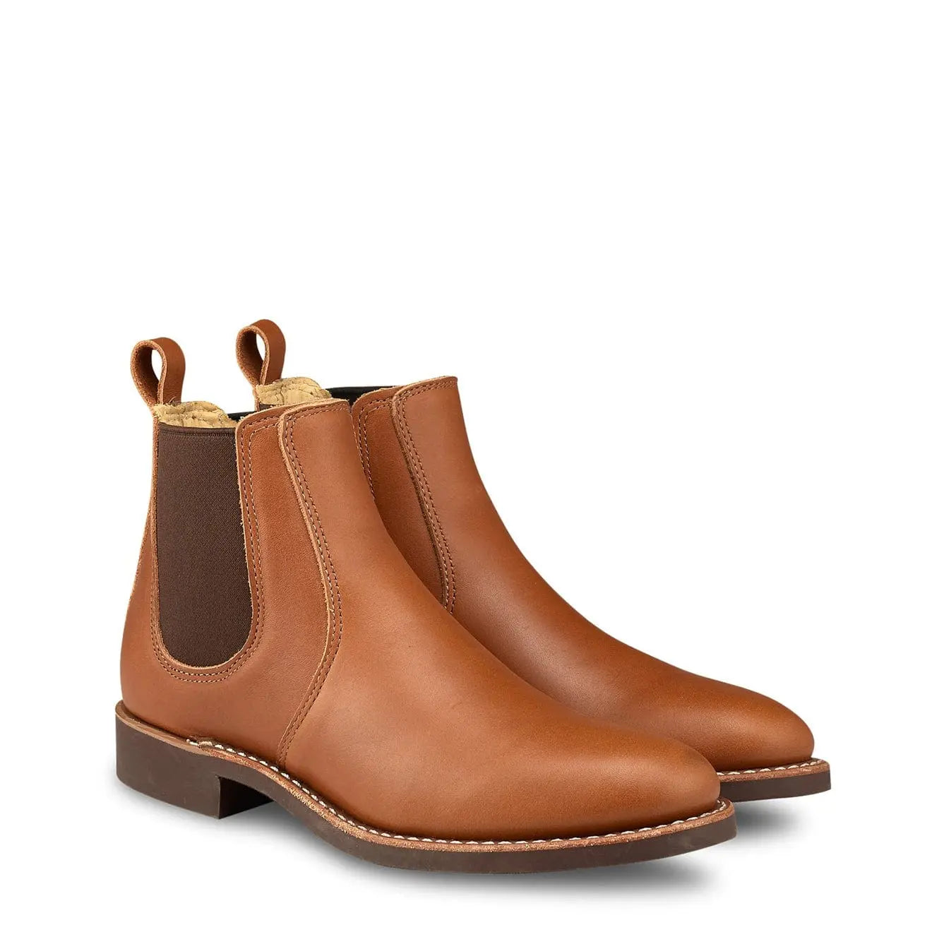 Red Wing Womens 6-inch Chelsea Boot Tan Boundary Red Wing