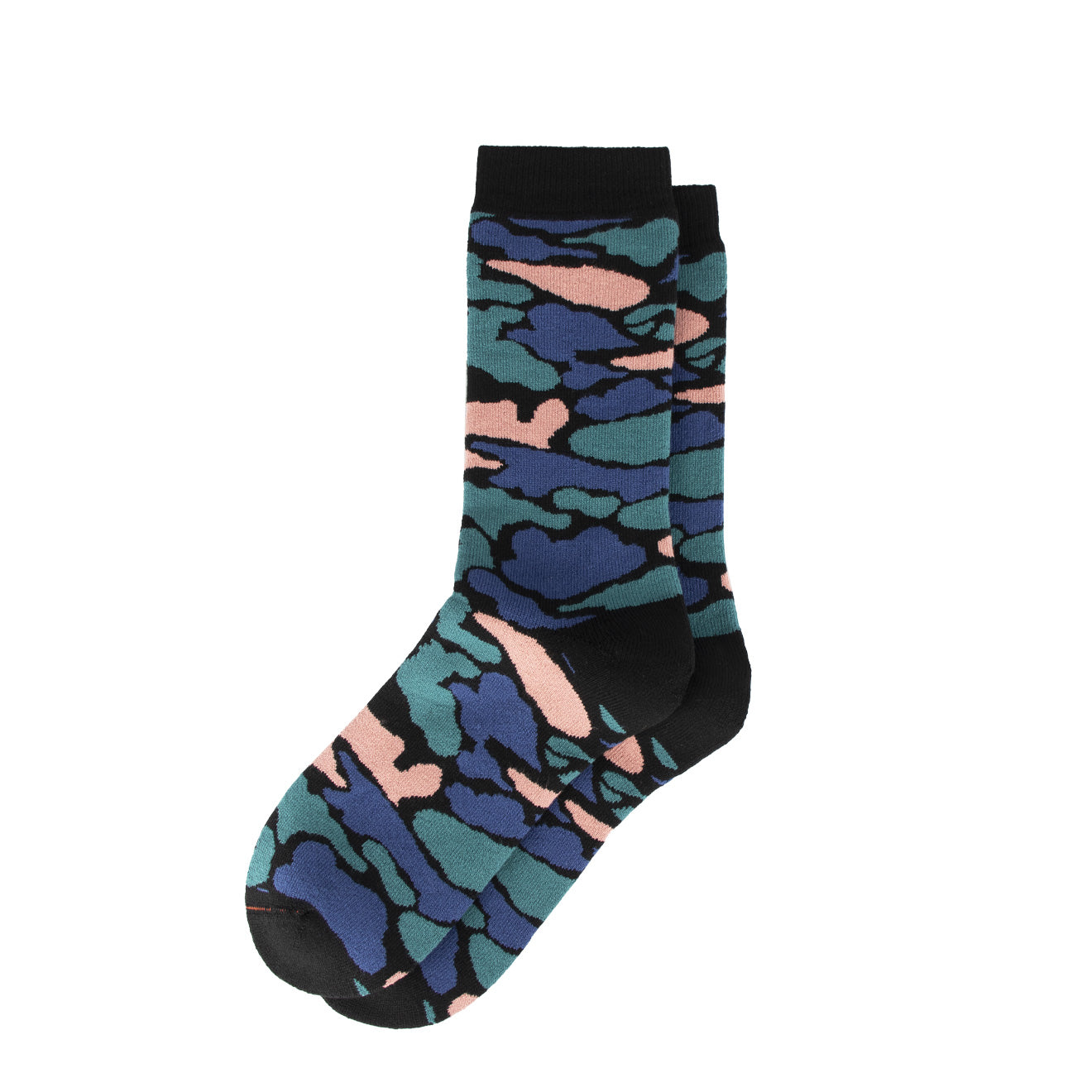 Rototo Pile Camo Crew Socks Multi RoToTo