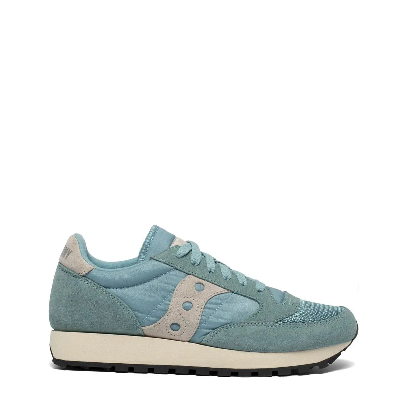 Saucony jazz original vintage women's trainers light blue/white discount