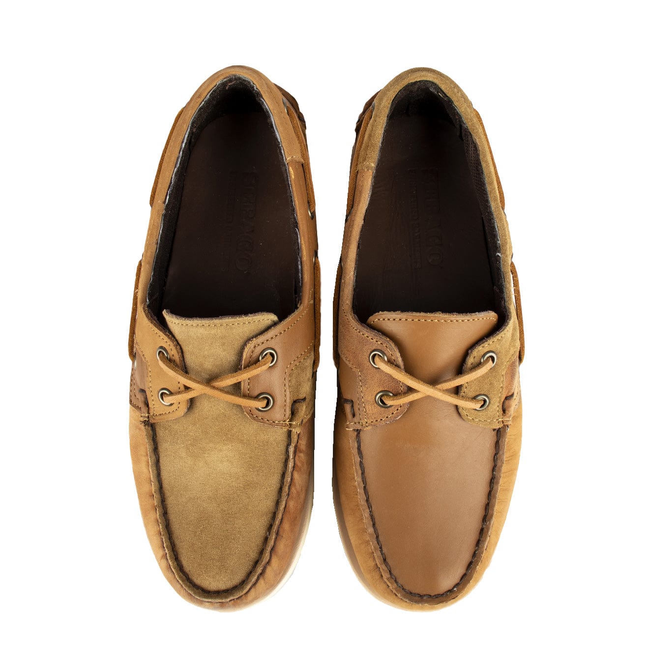 Sebago x Engineered Garments Rossisland Mix Eva Brown Tan Sebago x Engineered Garments