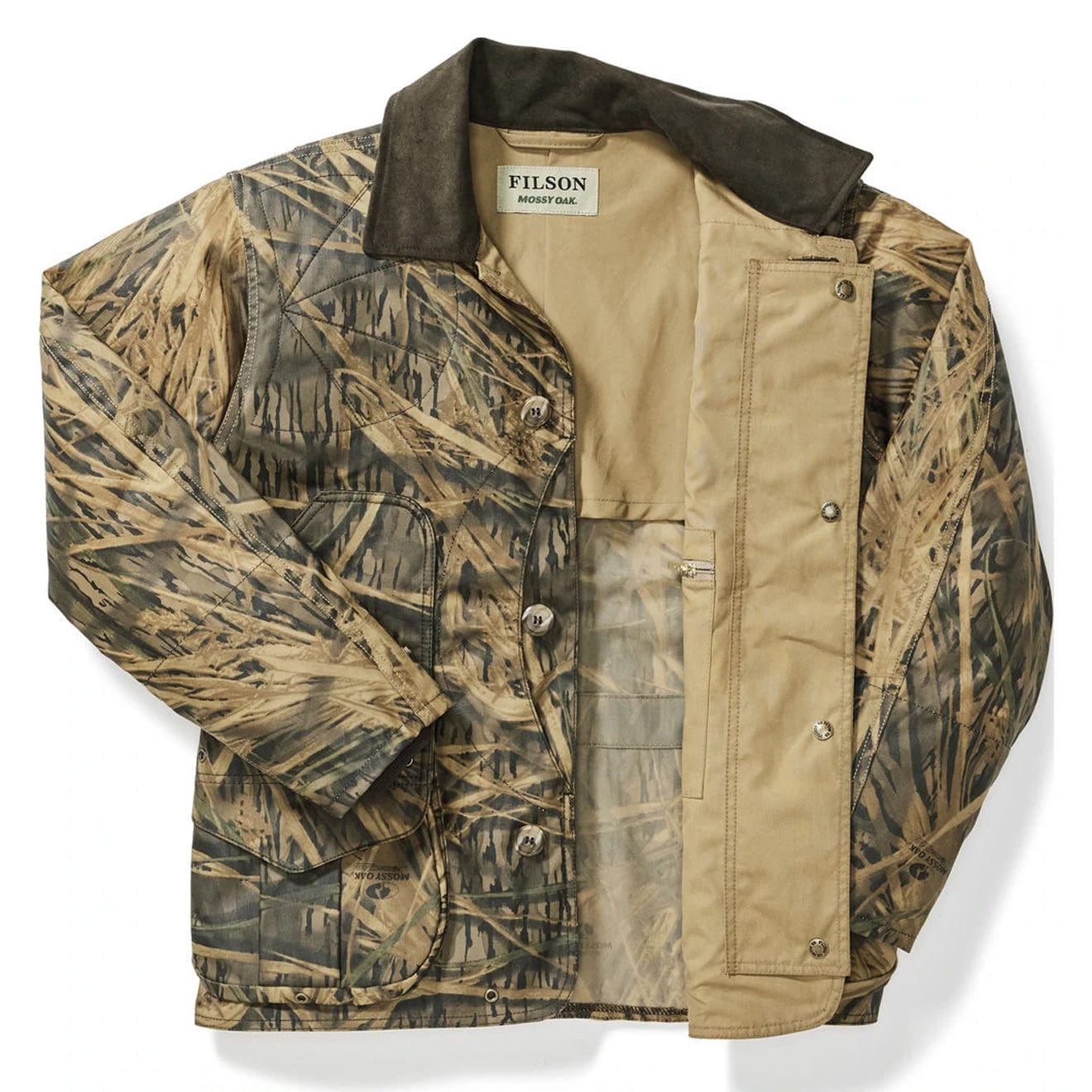Filson Shelter Waterfowl Upland Coat Shadow Grass Filson