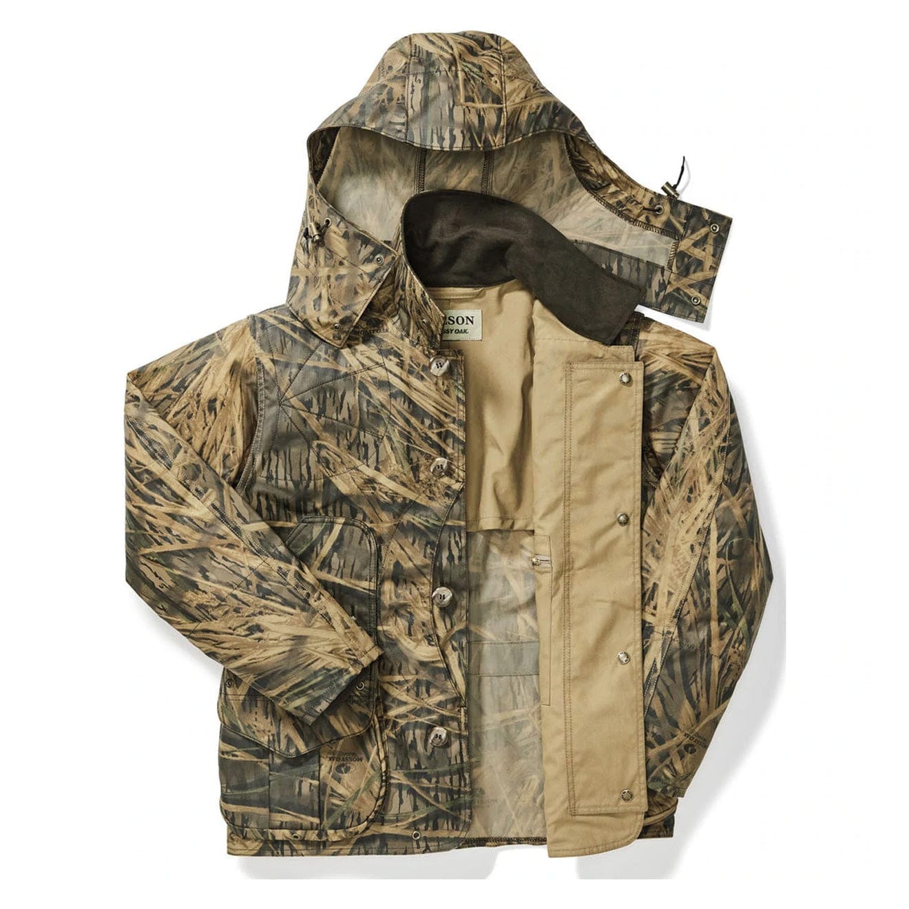 Filson Shelter Waterfowl Upland Coat Shadow Grass Filson