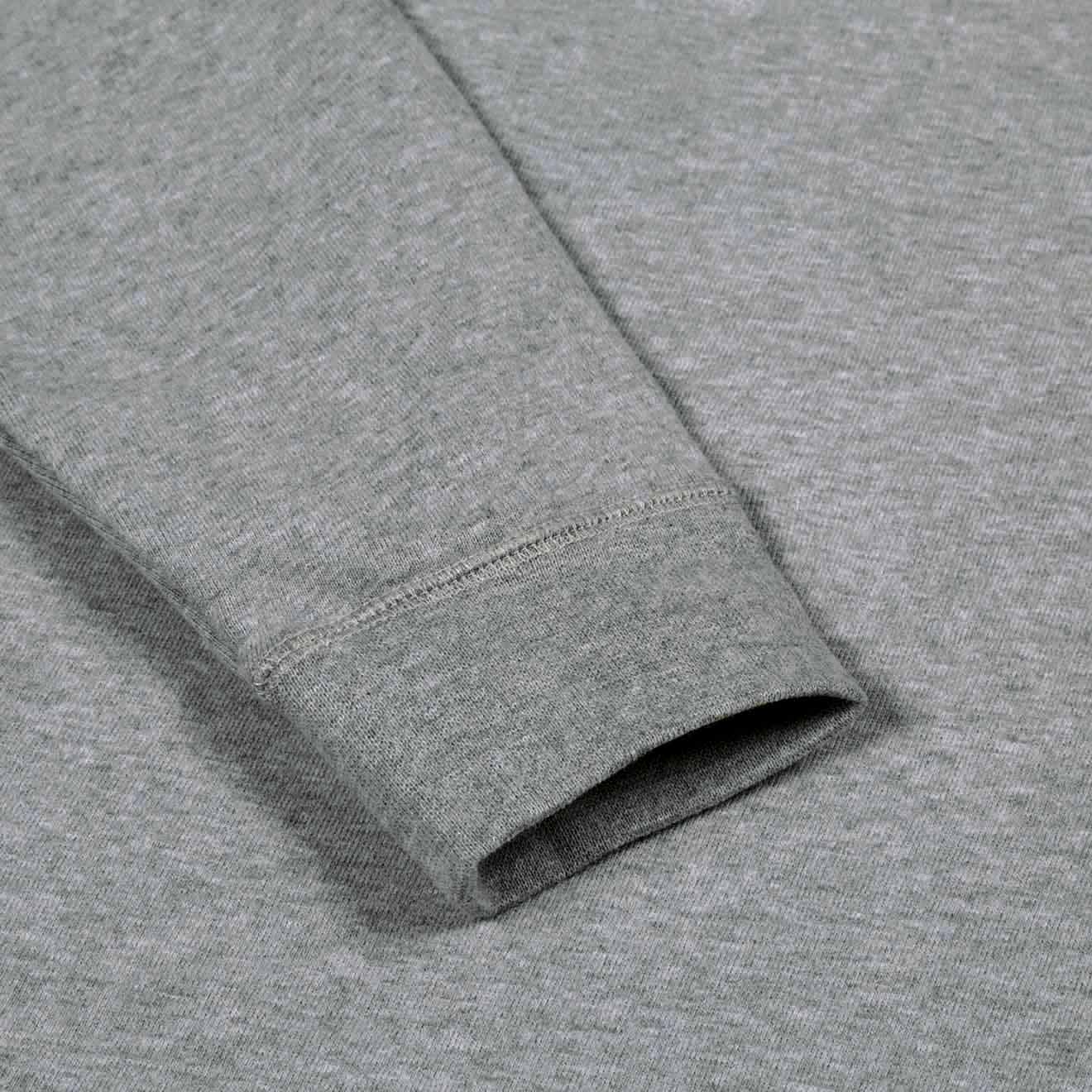 Sunspel Loopback Sweatshirt Grey Melange Sunspel