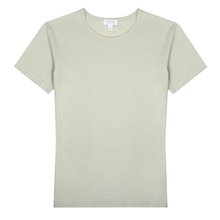 Sunspel Womens Classic T-Shirt Pistachio Sunspel