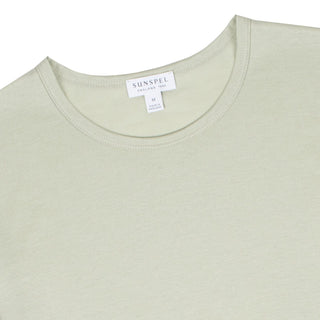 Sunspel Womens Classic T-Shirt Pistachio Sunspel