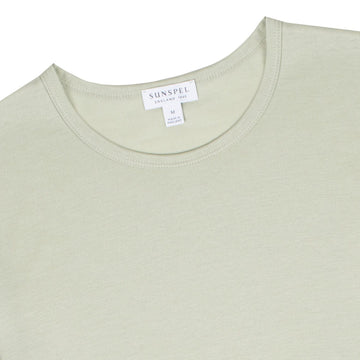 Sunspel Womens Classic T-Shirt Pistachio Sunspel