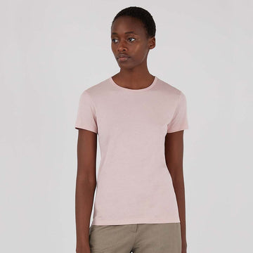Sunspel Womens Classic T-Shirt Shell Pink Sunspel