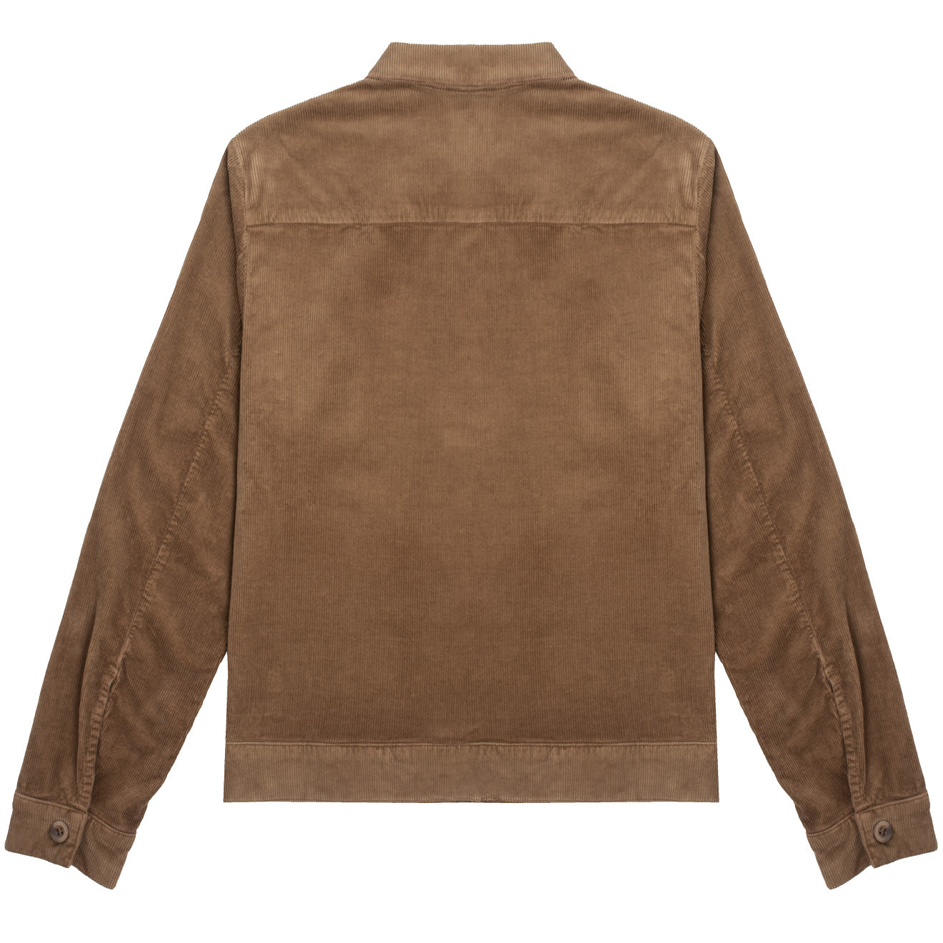 Sunspel Womens Corduroy Boxy Jacket Dark Camel Sunspel