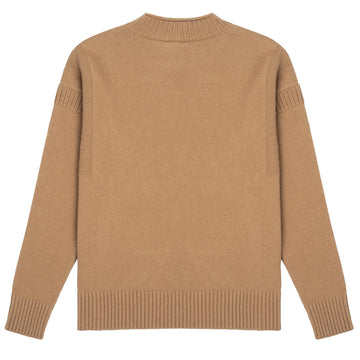 Sunspel Womens Fisherman Jumper Camel Sunspel