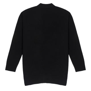 Sunspel Womens Lambswool Cardigan Black Sunspel